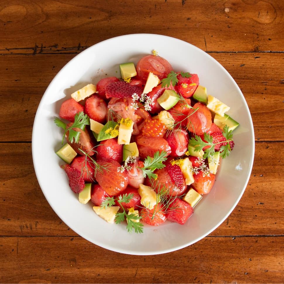 Strawberry Salad from Lindera Farms