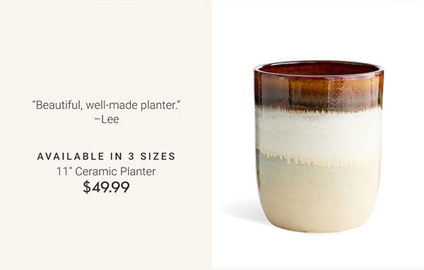 11" Ceramic Planter