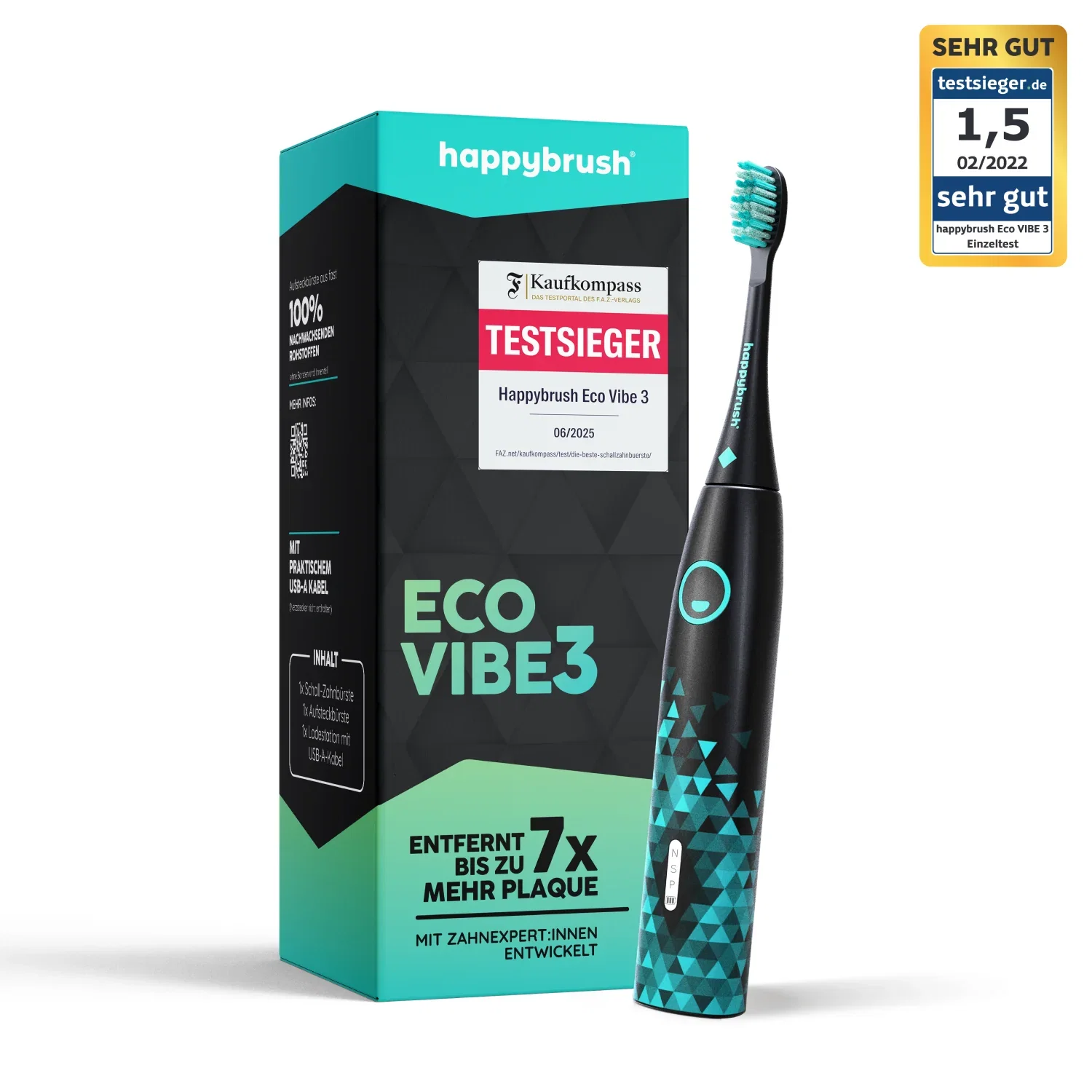 Image of Schallzahnbürste Eco Vibe 3