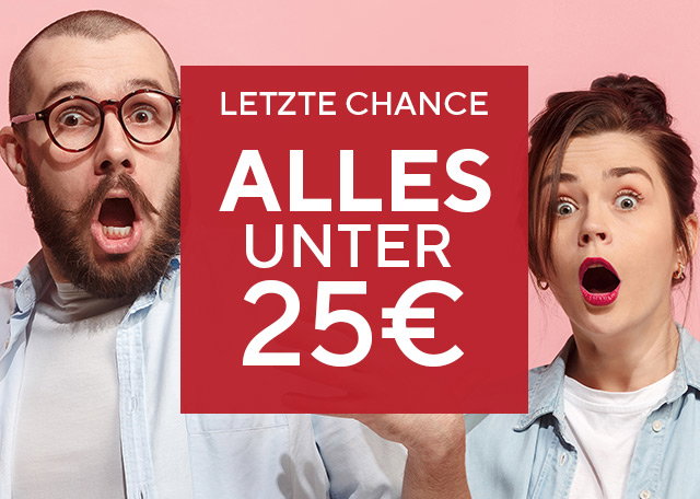 Alles unter 25 Euro