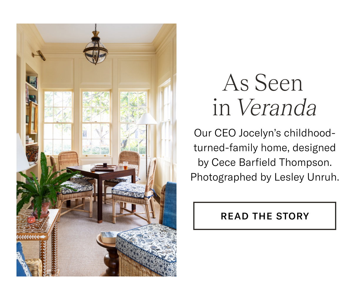 As Seen in Veranda 