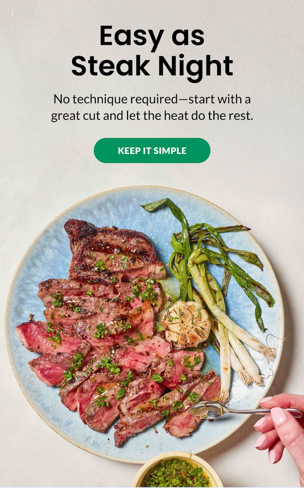 Easy as Steak Night | KEEP IT SIMPLE