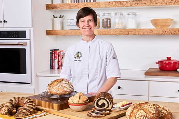 Collage of baking classes