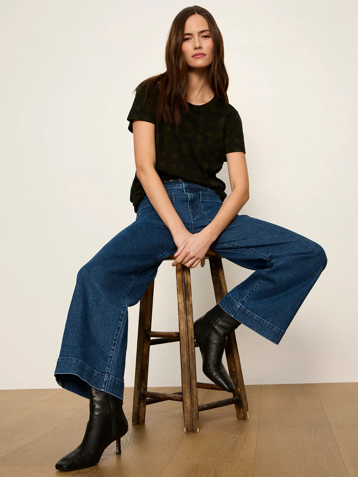 Image of The Perfect Tee Forest Plaid