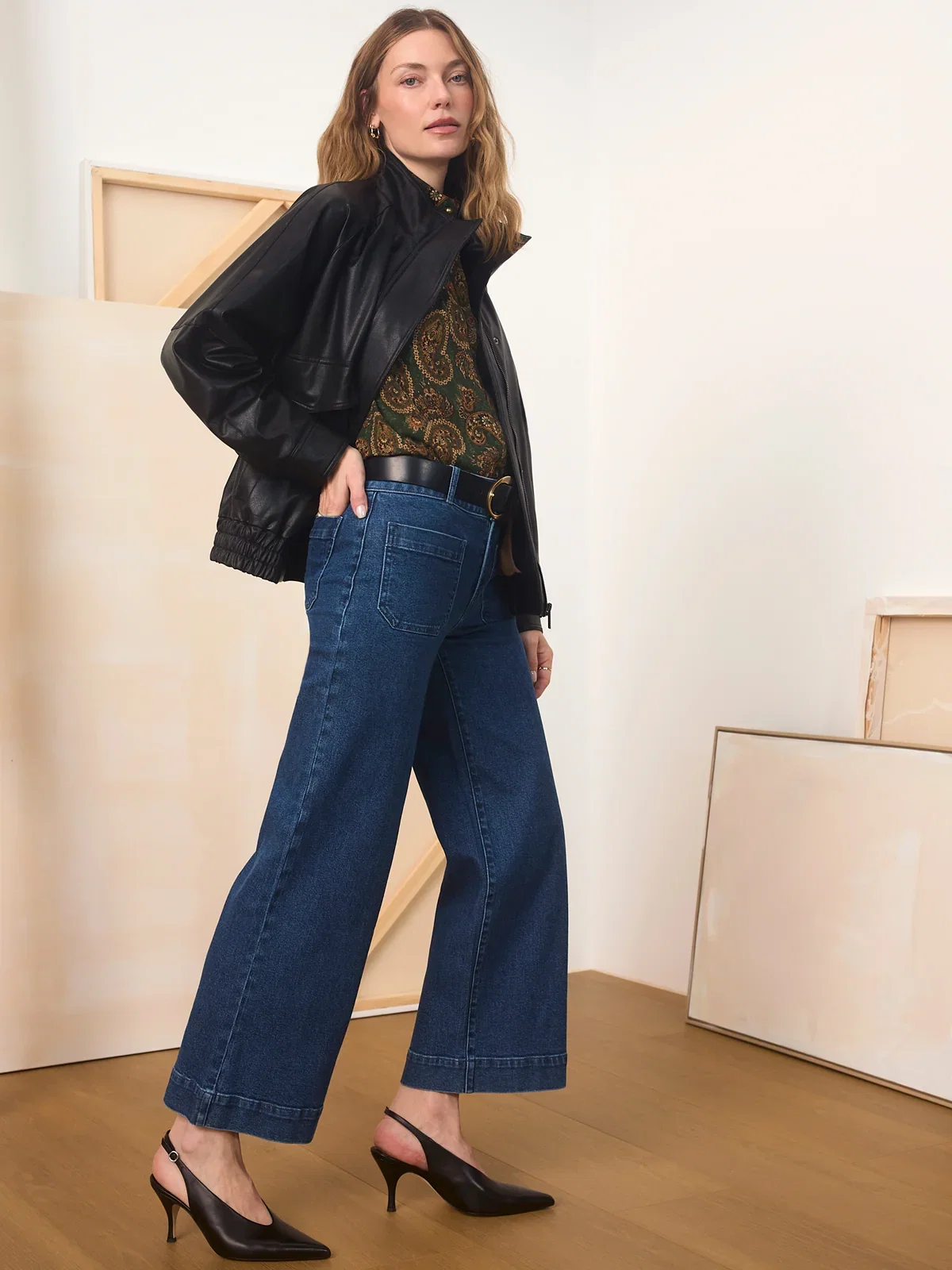 Image of Chelsea Wide Leg Jean Last Chance