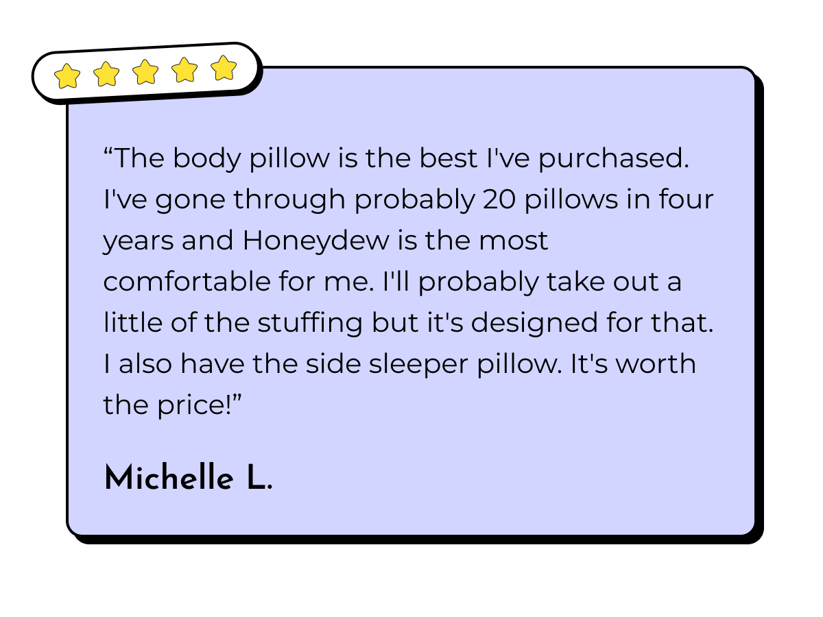 5-STAR REVIEW FROM MICHELLE L.