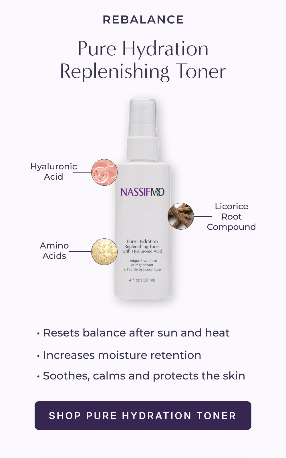 REBALANCE - Pure Hydration Replenishing Toner