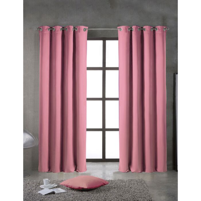 Vorhang, stark verdunkelnd , rosa