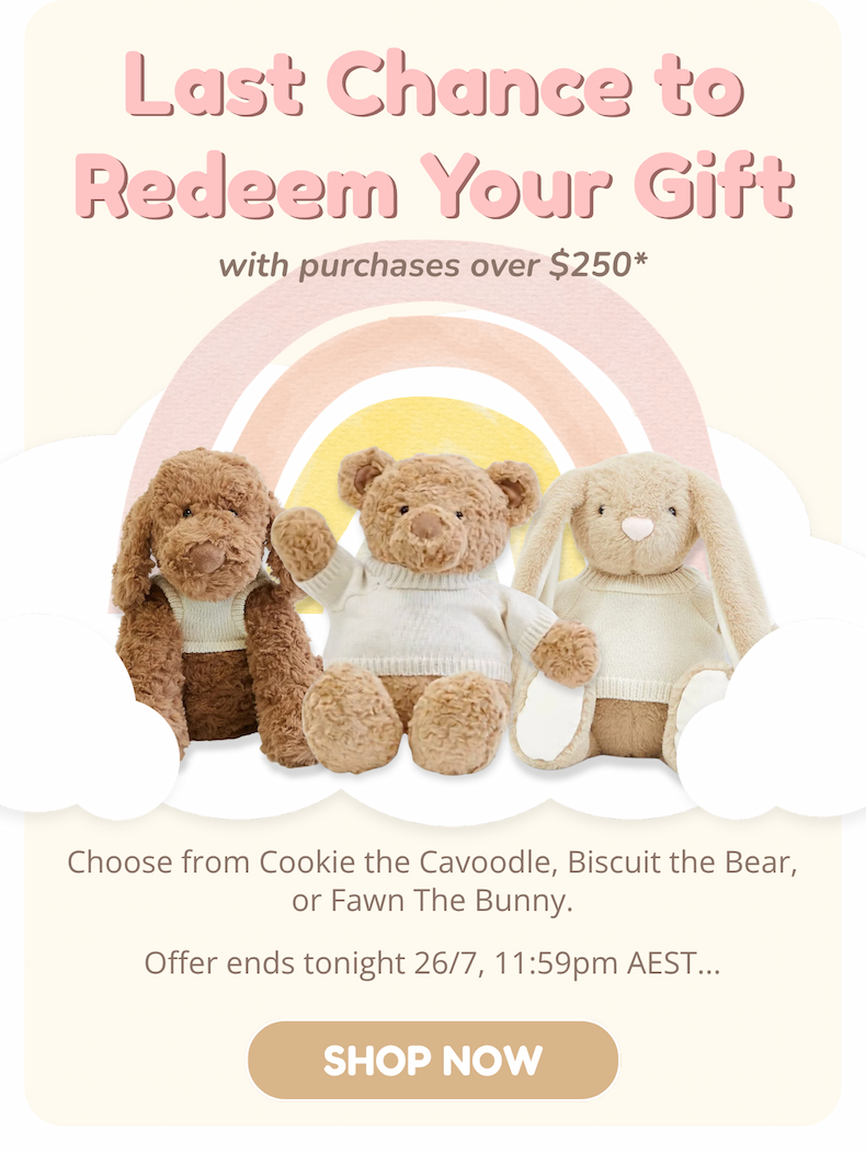 Last chance to redeem your gift, shop now