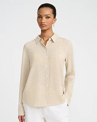 Geo Printed Portofino Shirt