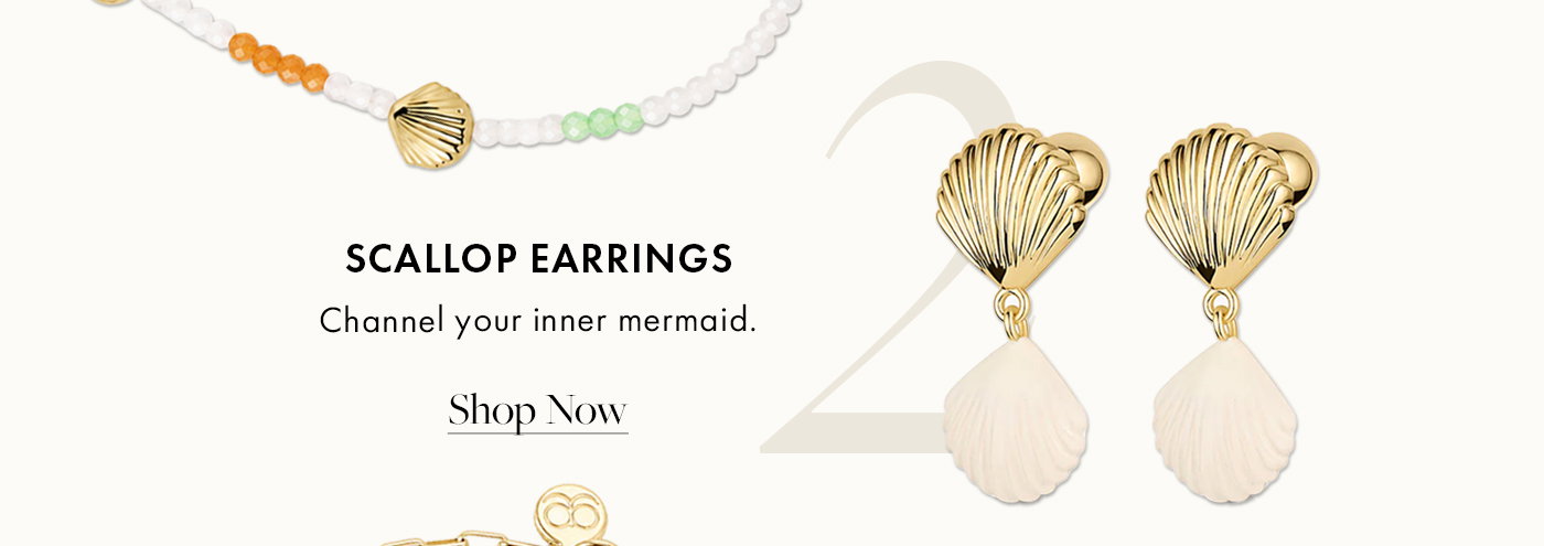 Scallop Earrings