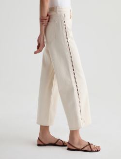 Saige Wide Leg Crop Jean in Fresh Air