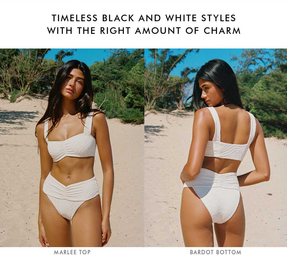 Timeless black and white styles - Shop now