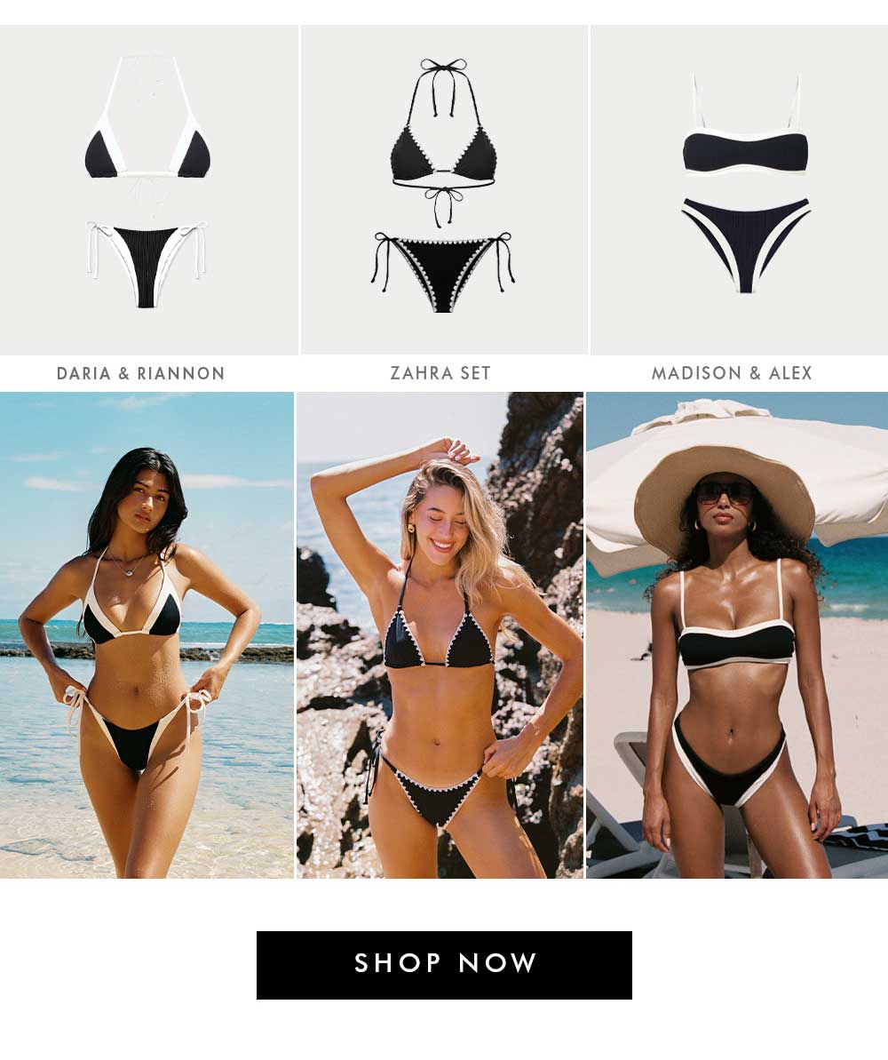 Timeless black and white styles - Shop now