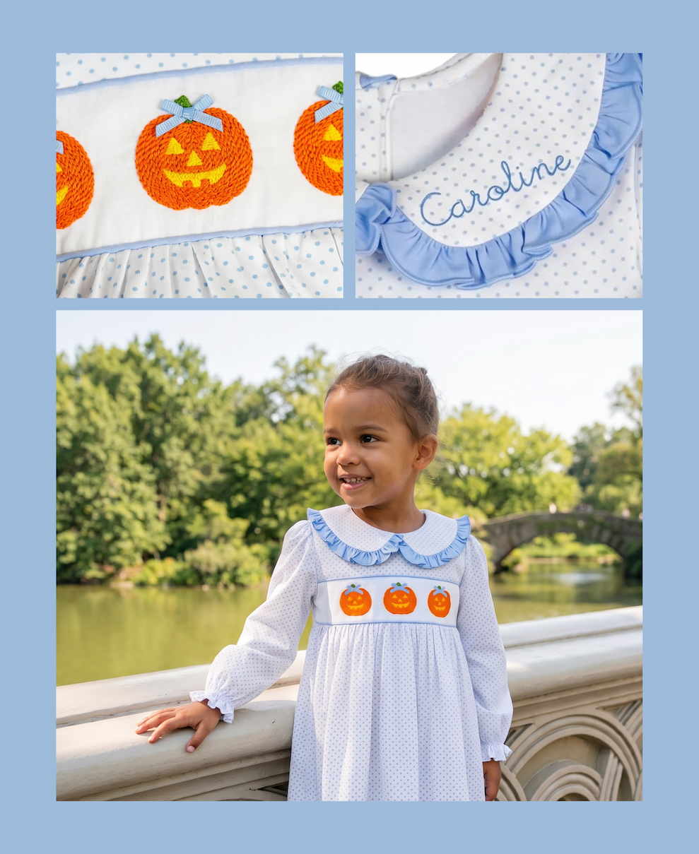 Jack O'Lantern Embroidered Knit Collection