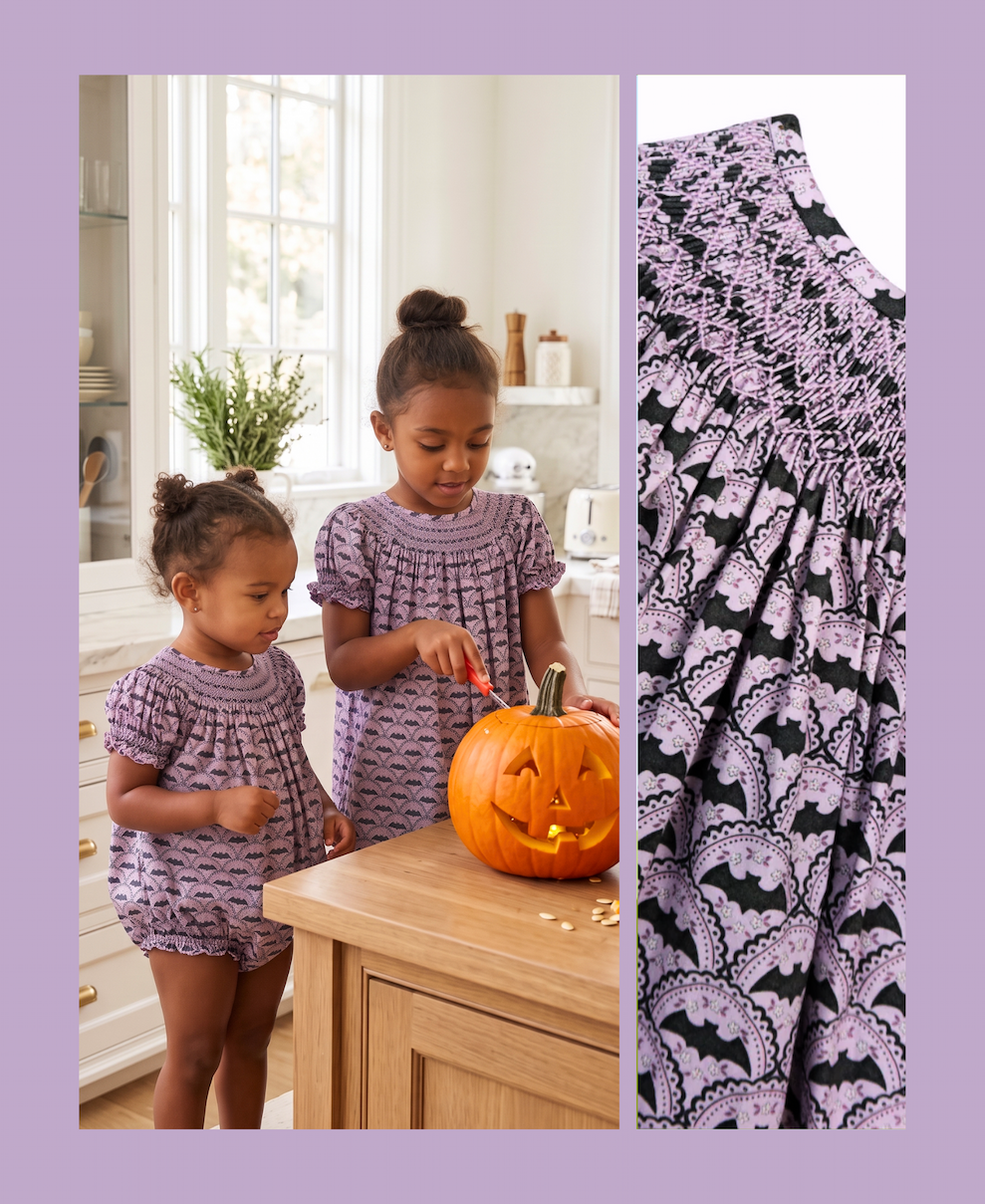 Moonlight Manor Smocked Bat Collection