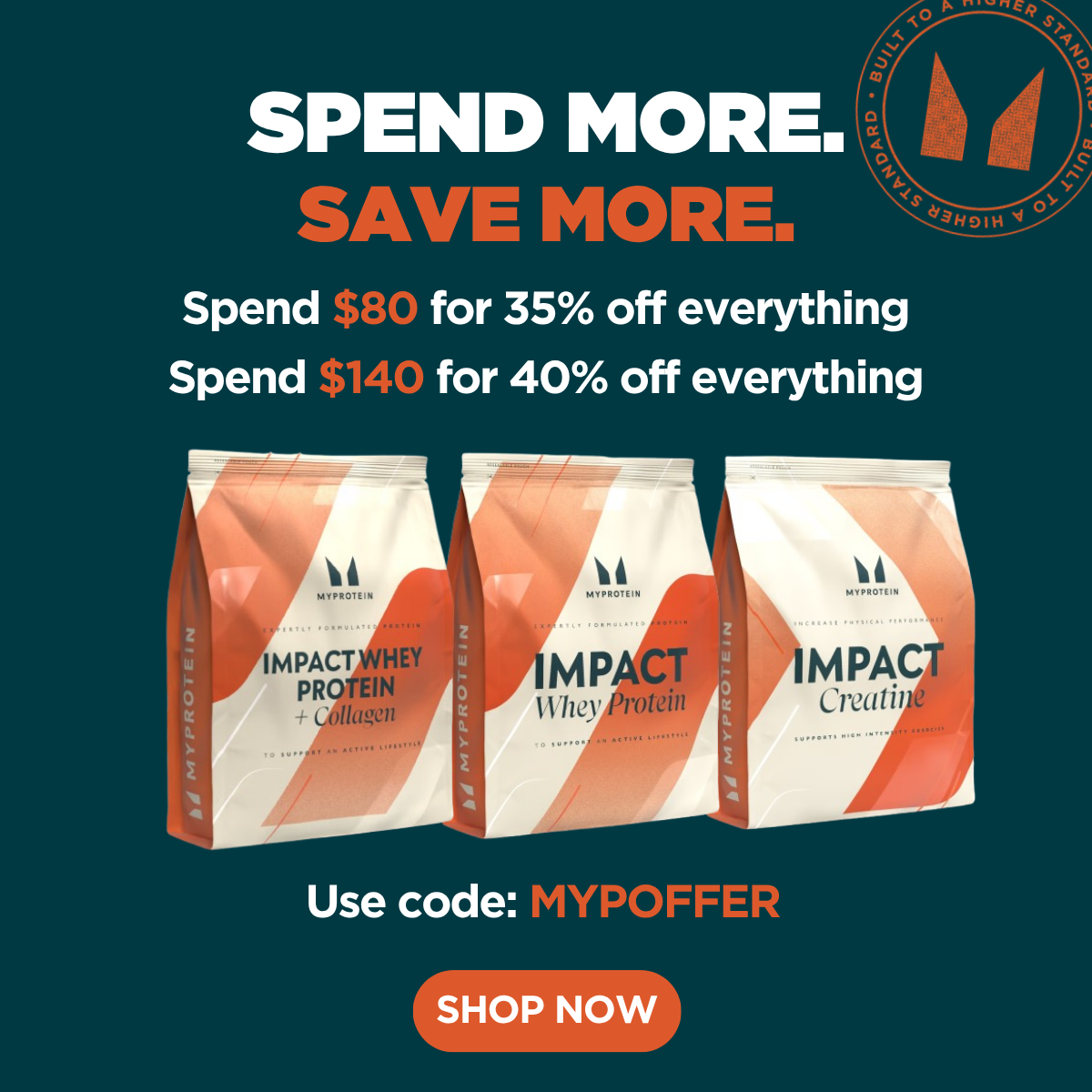 Spend more, save more!