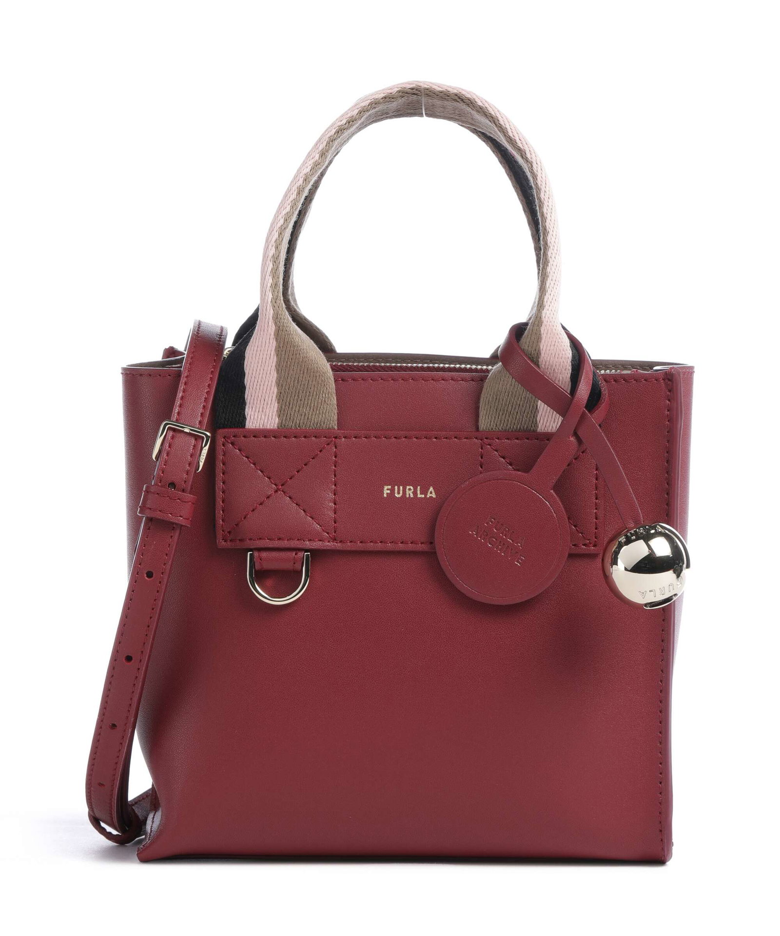 Furla Divide It Mini Handbag fine grain leather