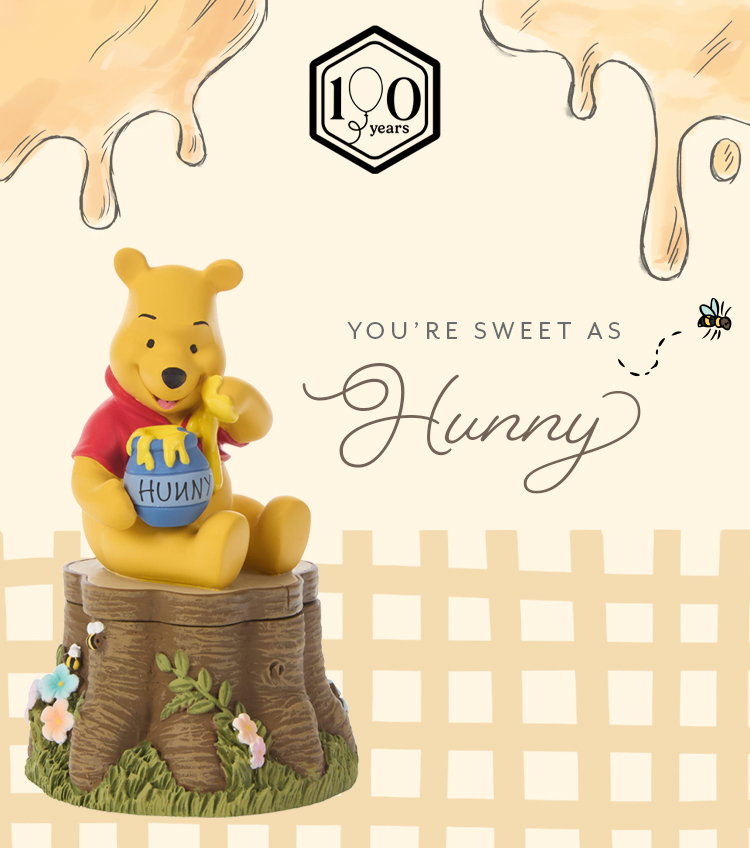 You’re Sweet As Hunny Disney Winnie The Pooh Trinket Box