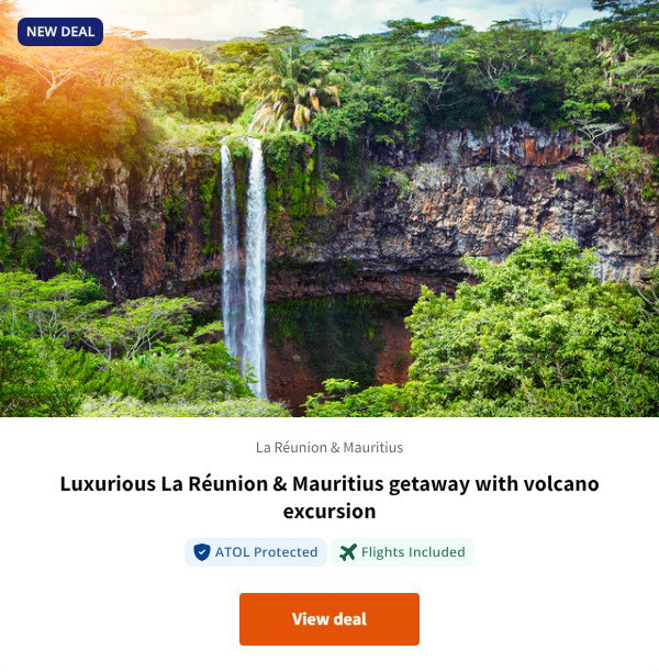 Luxurious La Réunion & Mauritius getaway with volcano excursion