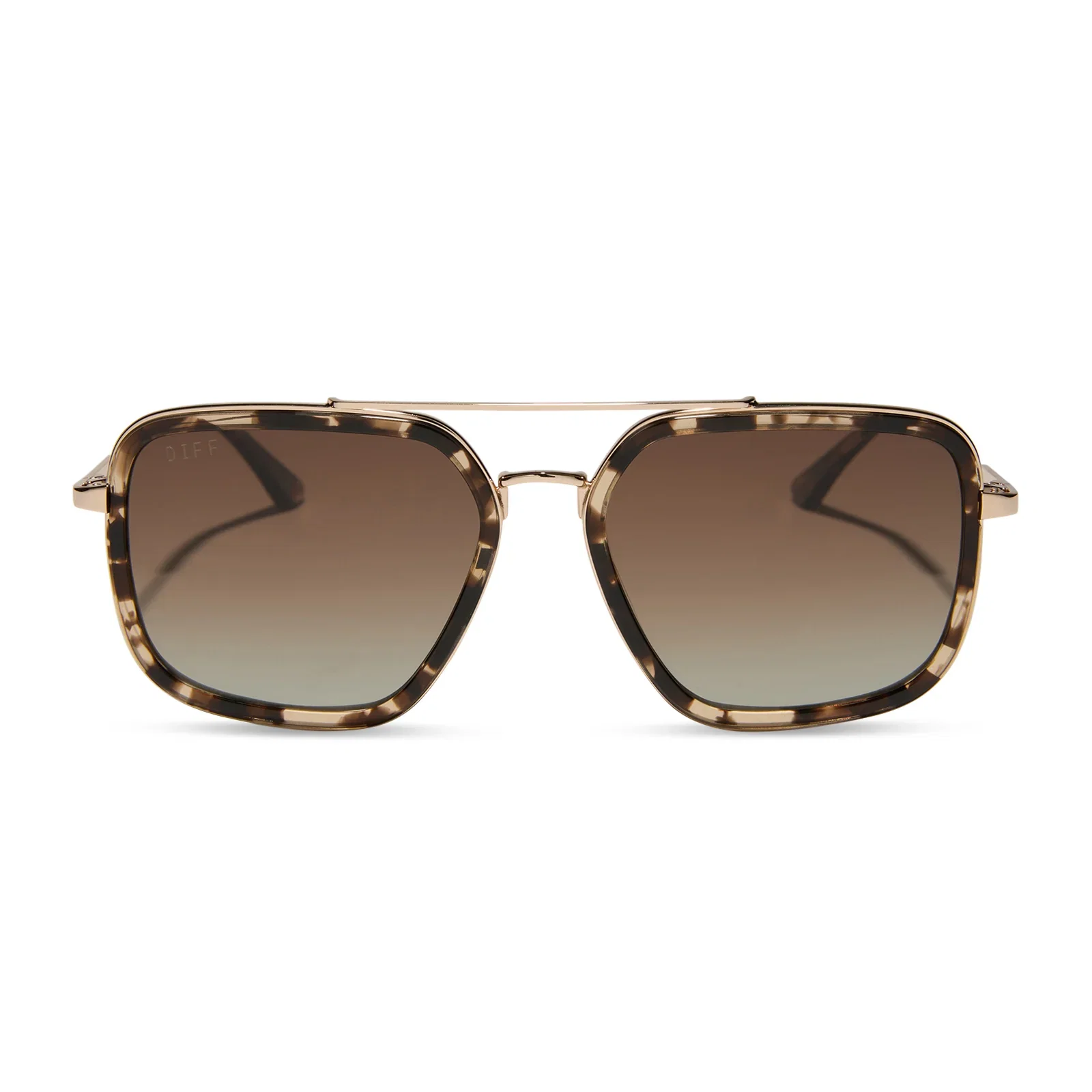 Image of JORDAN - ESPRESSO TORTOISE + BROWN GRADIENT + POLARIZED SUNGLASSES