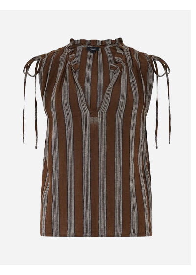 Sosa Top In Oak Stripe