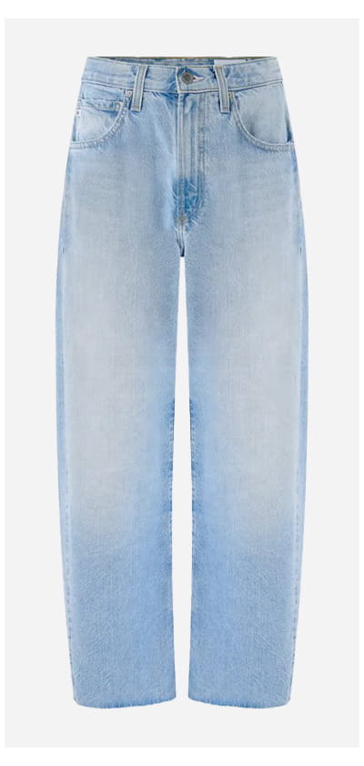 Hattie Crop Barrel Jean In Gesture
