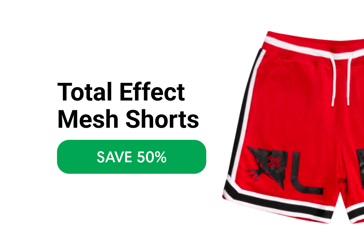 Total Effect Mesh Shorts SAVE 50%