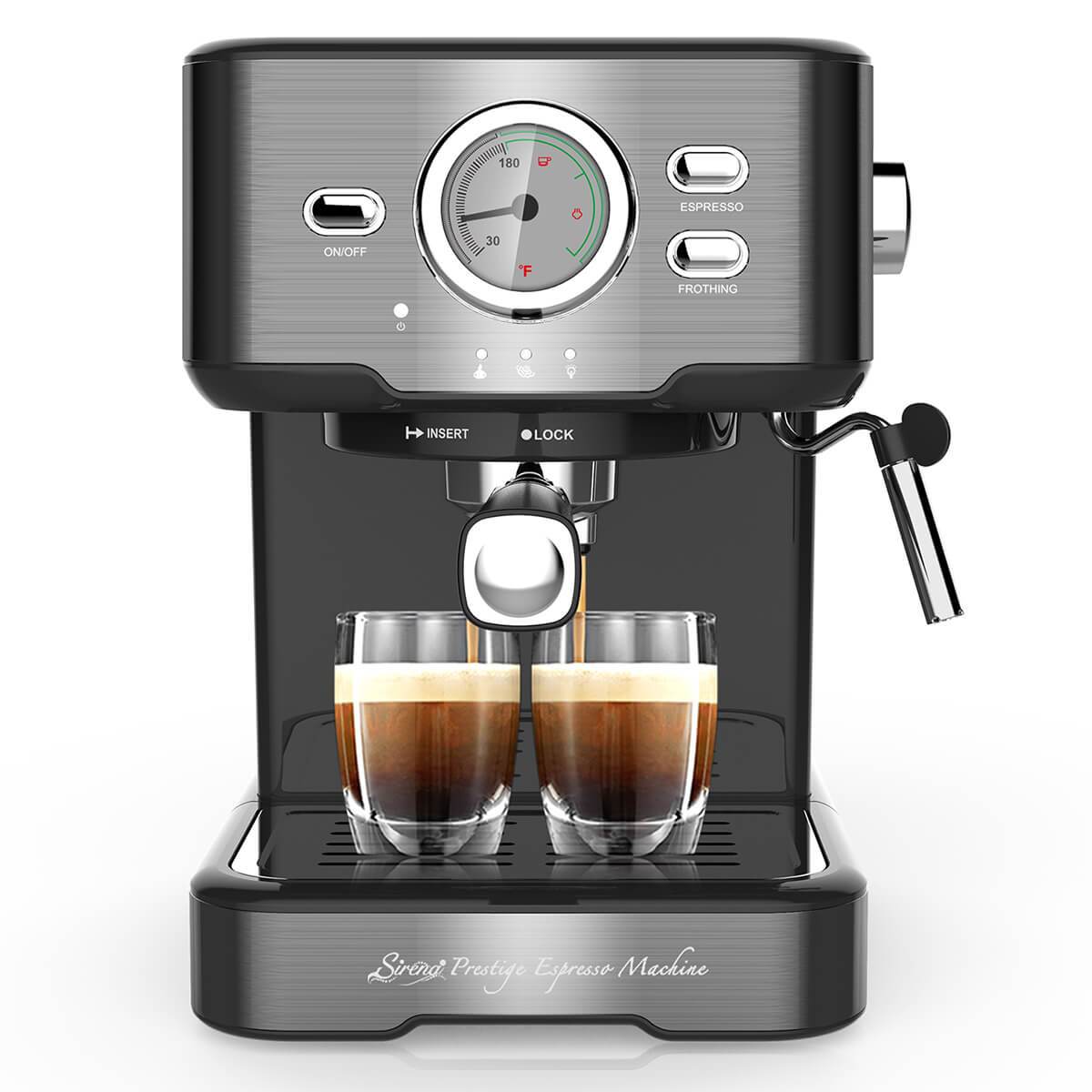 Sirena Prestige espresso and cappuccino machine