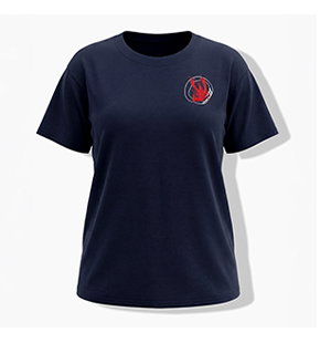 T-shirt, kreeft, oversized, ronde hals, korte mouw
