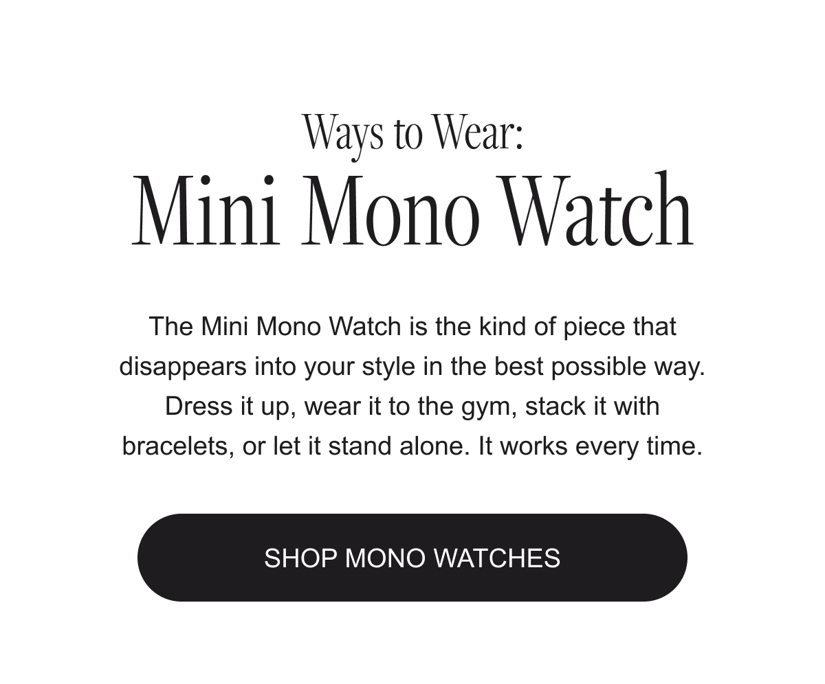 Shop Mono Watches