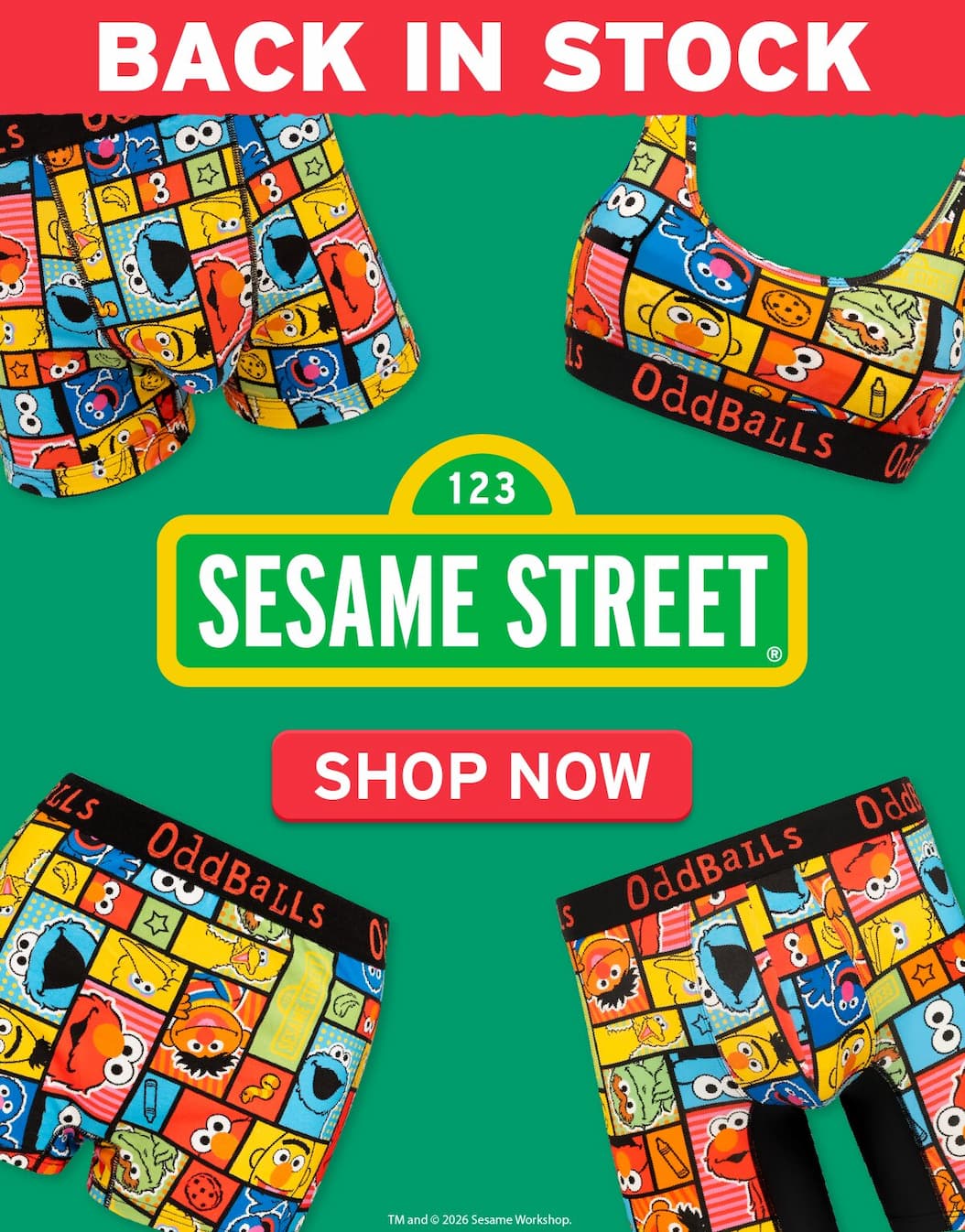 Sesame Street is back in stock | Shop Now