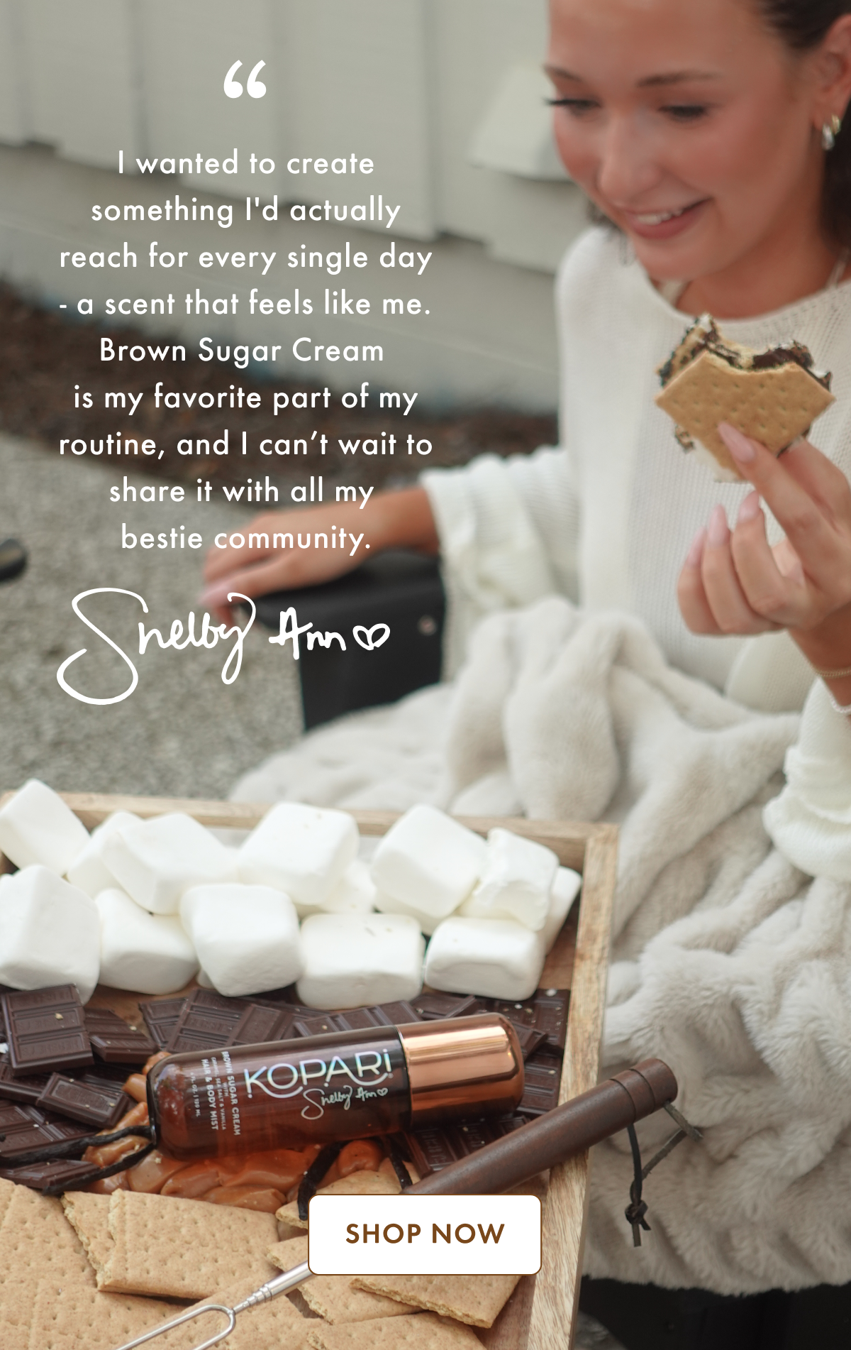 Introducing BROWN SUGAR CREAM HAIR & BODY MIST