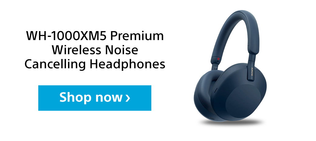 WH-1000XM5 Premium Wireless Noise Cancelling Headphones | Shop now