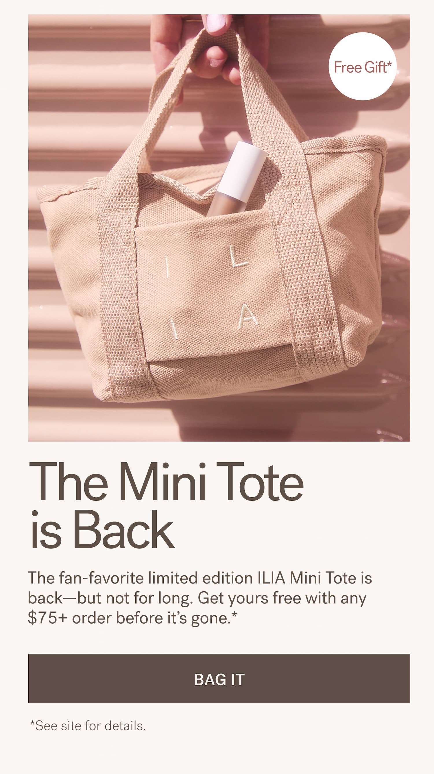 The mini tote is back - bag it