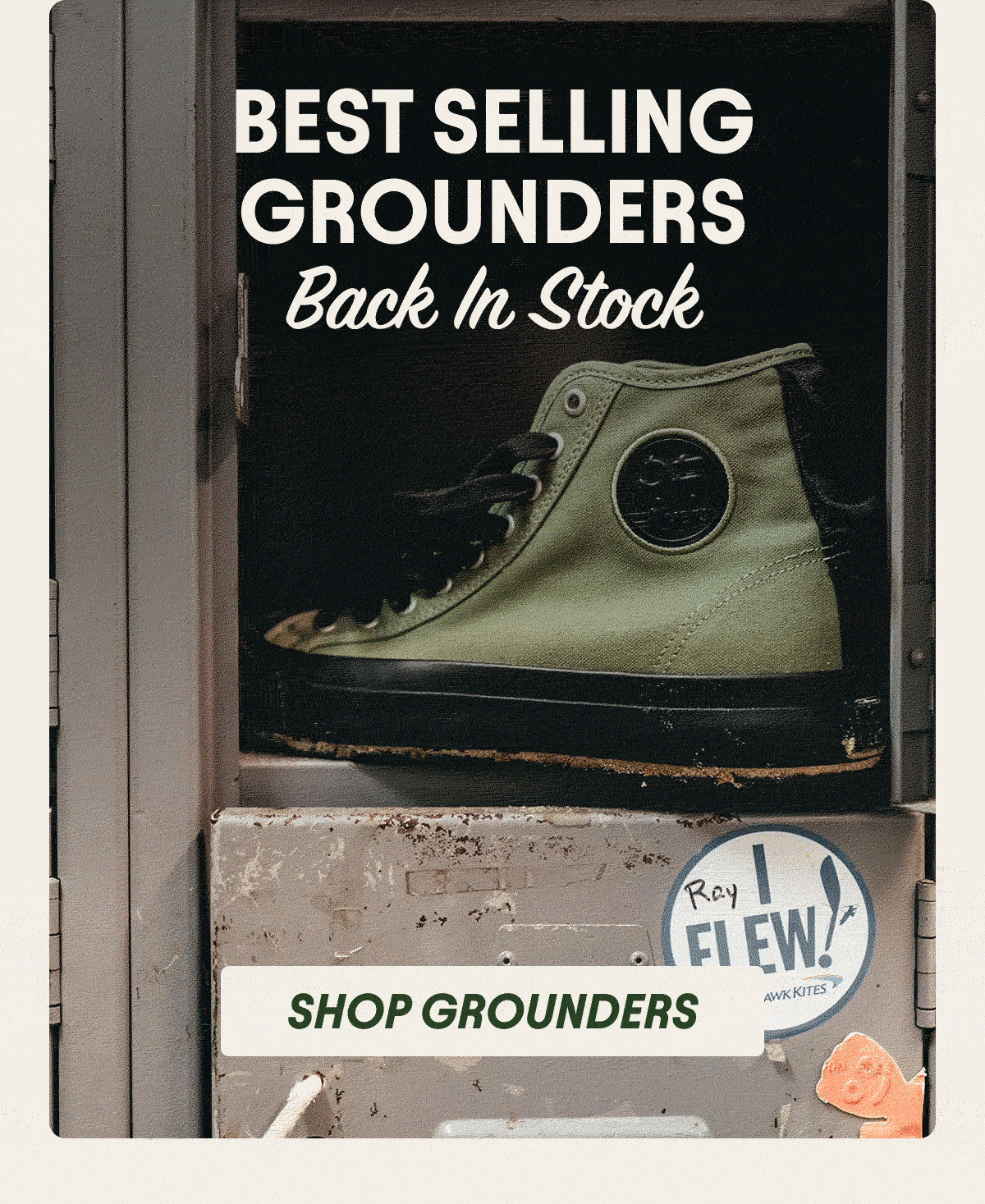 Best Selling Grounders Back In Stock