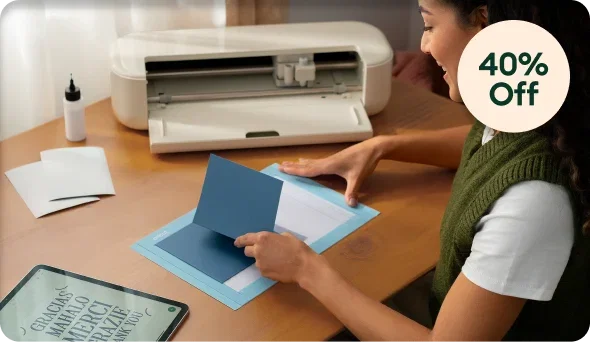 Save 40% on paper.