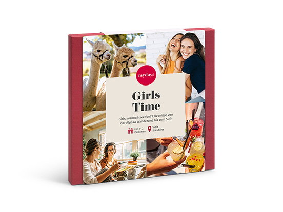 Eine Geschenkbox für Freundinnen ist abgebildet.
