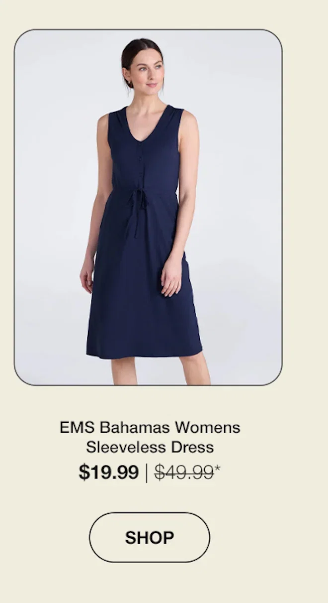 EMS Bahamas Womens Sleeveless Dress