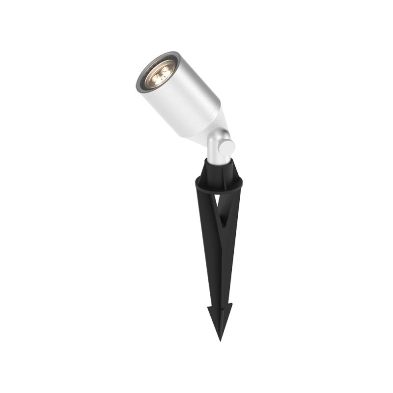 Aqualux Hydra 4W LED Turbo Spike Light in brushed chrome