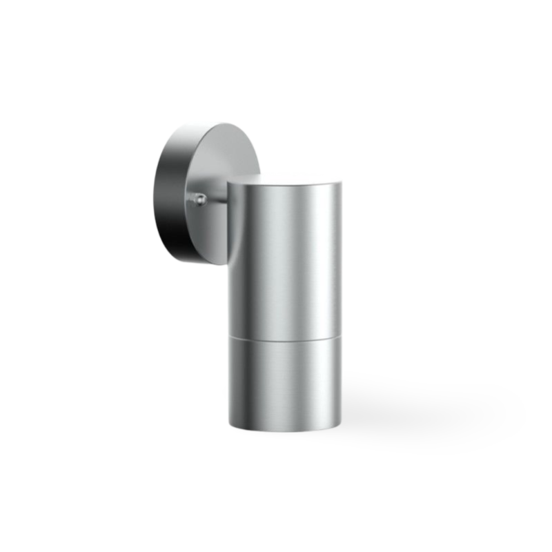 Aqualux 316 stainless steel 240V GU10 fixed head wall light