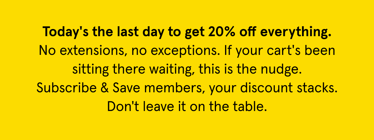 Final Hours To Take Advantage