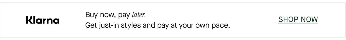 Buy now, pay later with Klarna