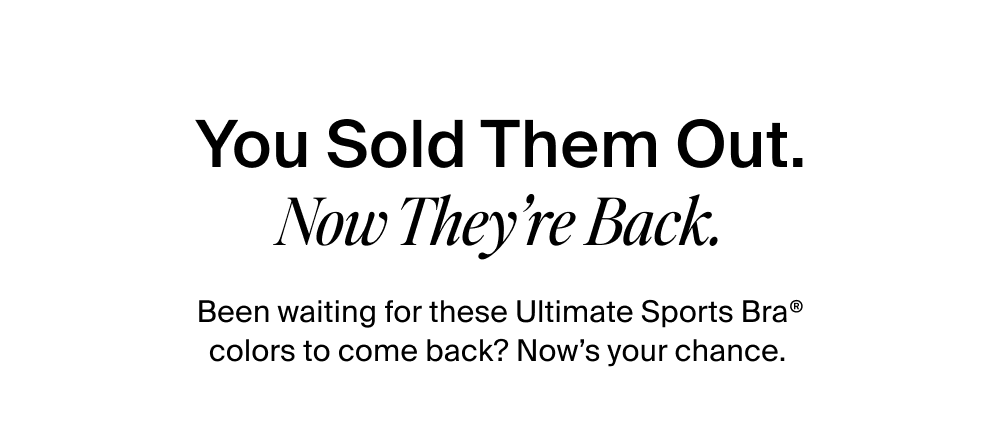 You Sold Them Out. Now They’re Back.