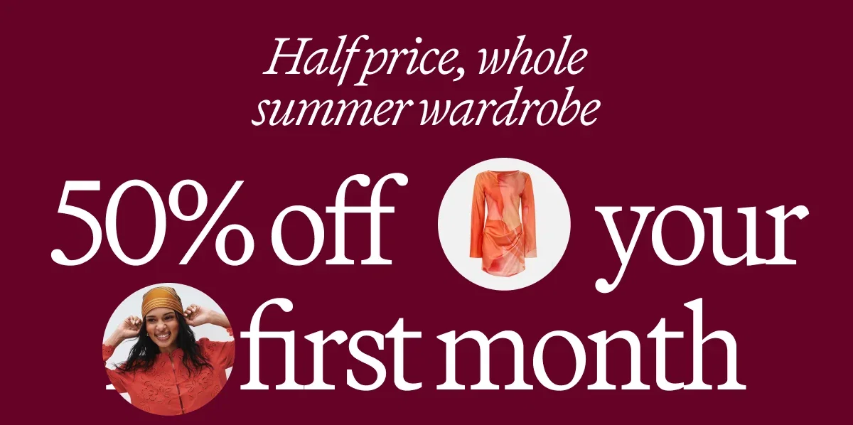 50% off your first month
