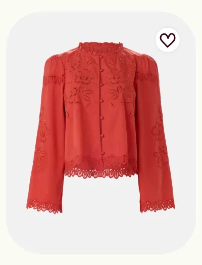 Starlett Cutwork Top