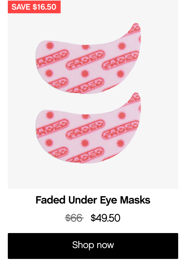 Faded Under Eye Masks