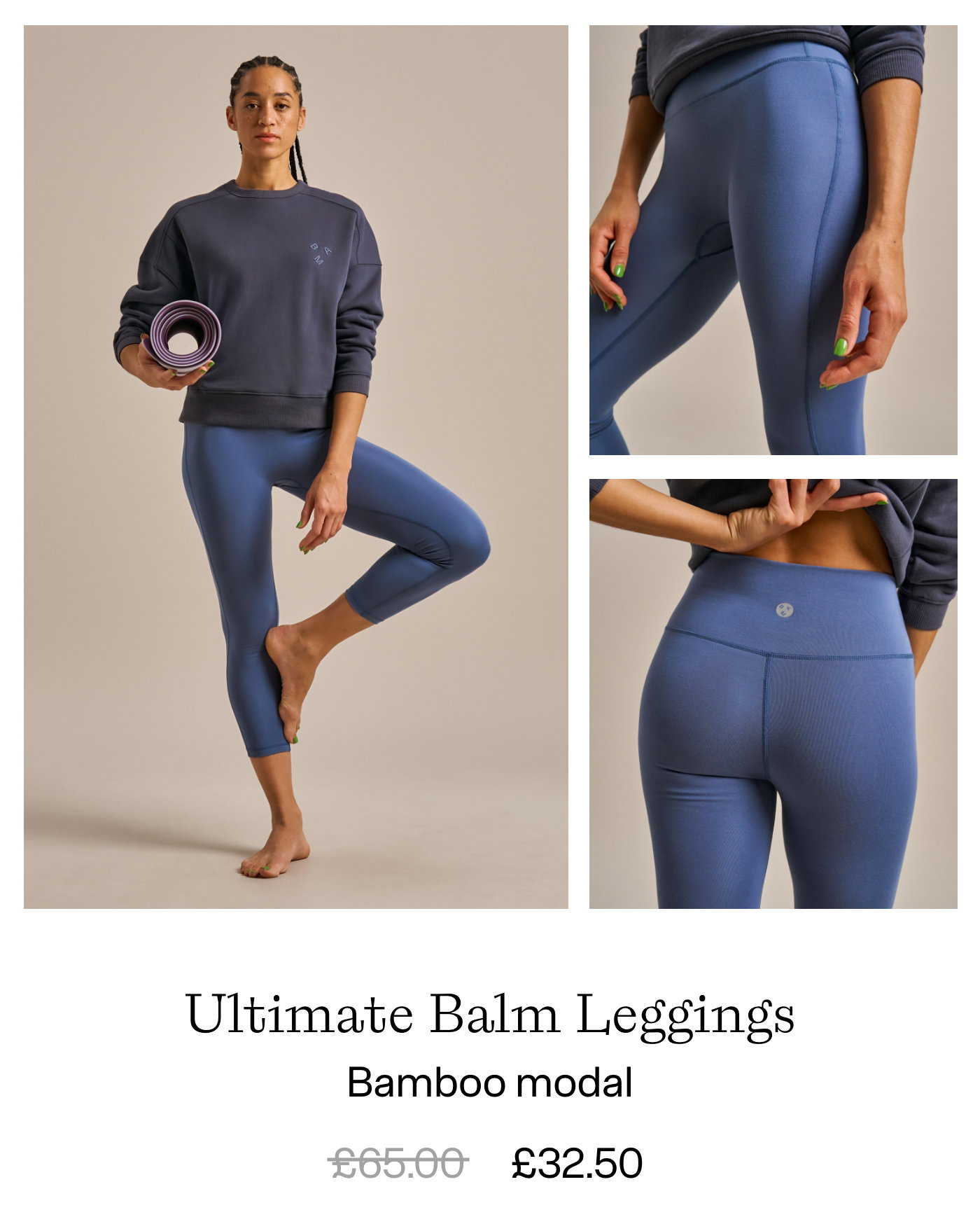 Ultimate balm leggings. Bamboo modal. Shop now.
