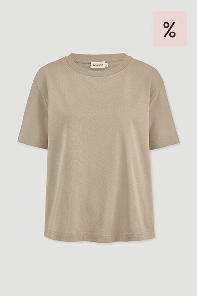 Heavy Jersey T-Shirt Oversize aus reiner Bio-Baumwolle