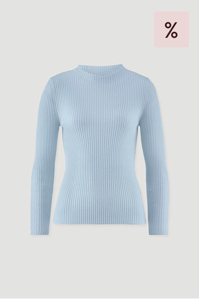 Strick Pullover Fitted aus TENCEL™ Lyocell mit Bio-Baumwolle